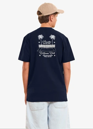 Minty - Camiseta Masculina com Estampa Localizada Azul - MINTY