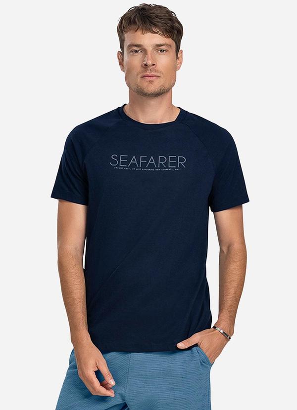 Diametro - Camiseta Masculina Cotton Leve Azul 1