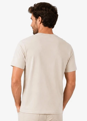 Diametro - Camiseta Masculina Cotton Leve Bege - DIAMETRO