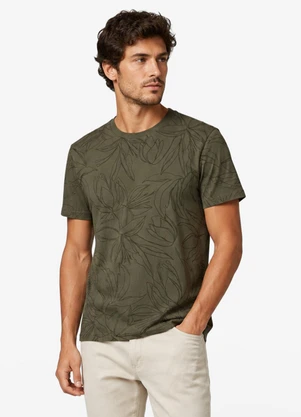 Diametro - Camiseta Masculina Cotton Leve Estampada Verde - DIAMETRO