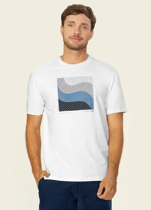 Diametro - Camiseta Masculina Cotton Leve Uv Branco - DIAMETRO