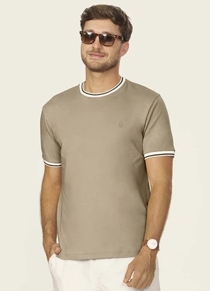 Diametro - Camiseta Masculina Cotton Leve Uv Marrom - DIAMETRO