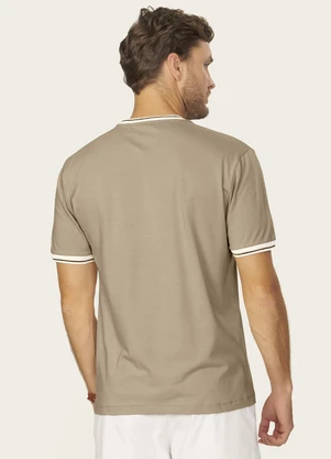 Diametro - Camiseta Masculina Cotton Leve Uv Marrom - DIAMETRO