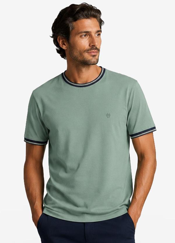 Diametro - Camiseta Masculina Cotton Leve Uv Verde