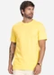 Diametro - Camiseta Masculina Cotton Listrado Marrom - variação: Amarelo
