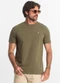 Diametro - Camiseta Masculina Cotton Listrado Marrom - variação: Verde