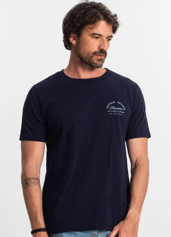 Diametro - Camiseta Masculina Azul 4