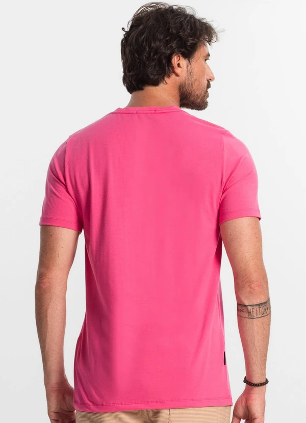 Diametro - Camiseta Masculina Rosa 2