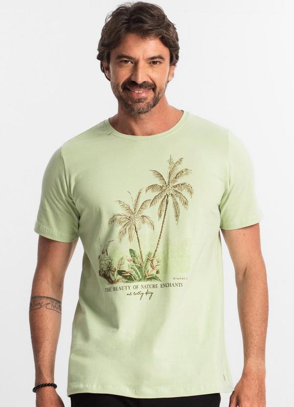 Diametro - Camiseta Masculina Verde
