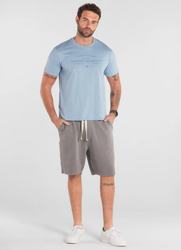 The Philippines - Camiseta Masculina em Algodão Azul 3