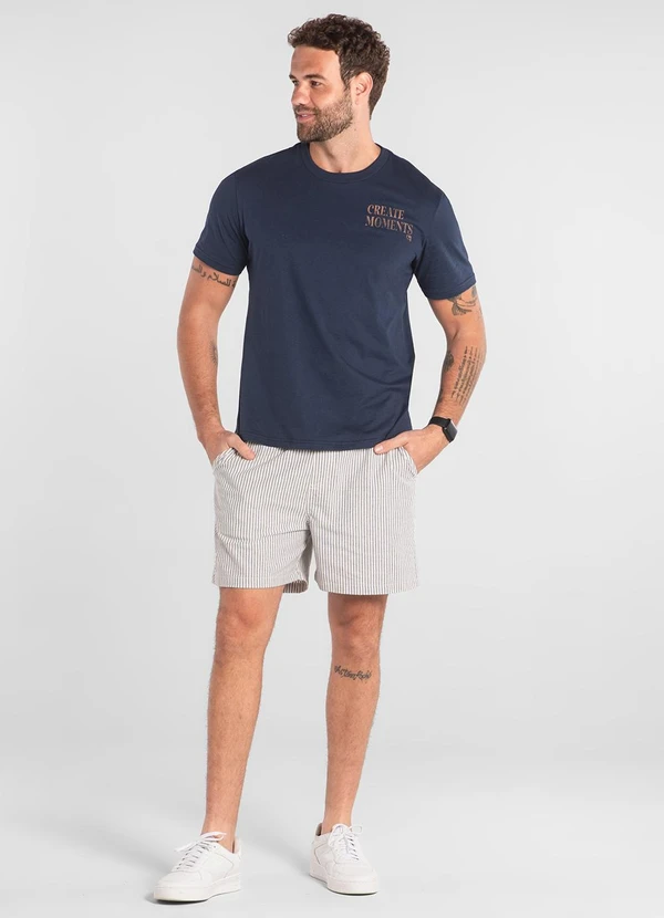 The Philippines - Camiseta Masculina em Algodão Azul 3