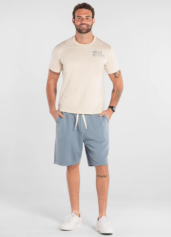 The Philippines - Camiseta Masculina em Algodão The Philippines Bege 3