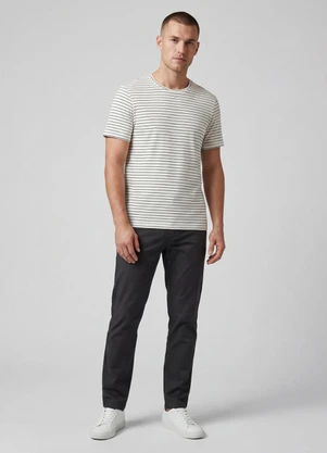 Infinita Cor - Camiseta Masculina em Cotton Bege - INFINITA COR