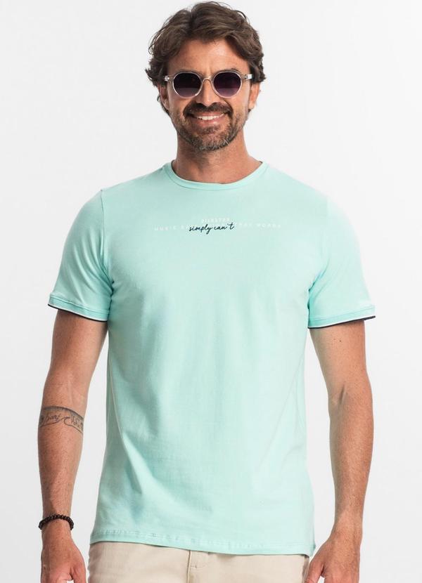 Diametro - Camiseta Masculina em Cotton Azul 1