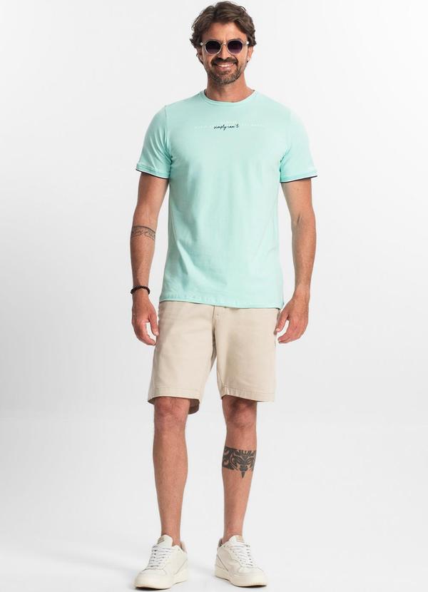 Diametro - Camiseta Masculina em Cotton Azul 3