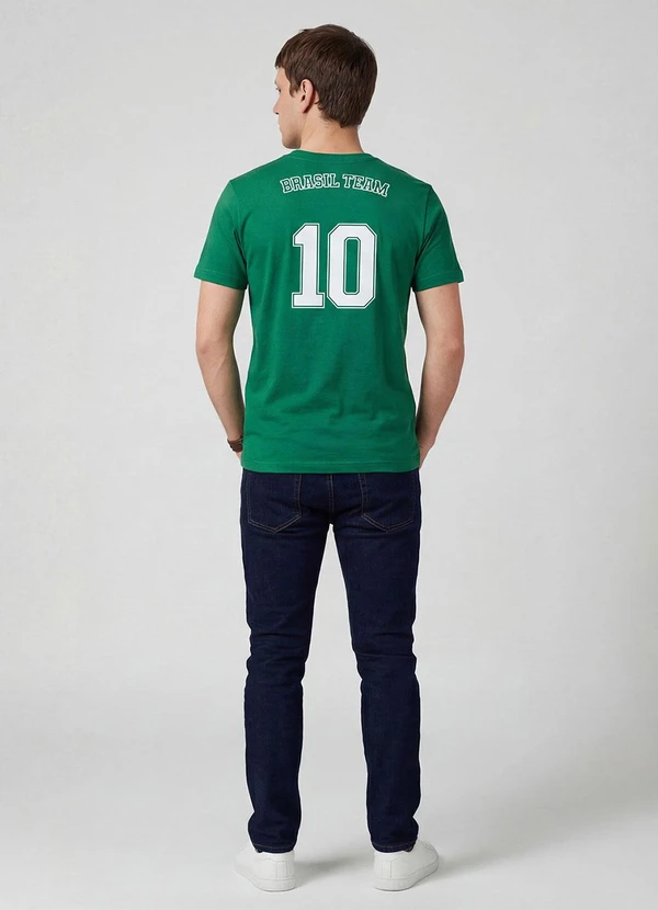 Select - Camiseta Masculina em Cotton Leve Brasil Verde 2