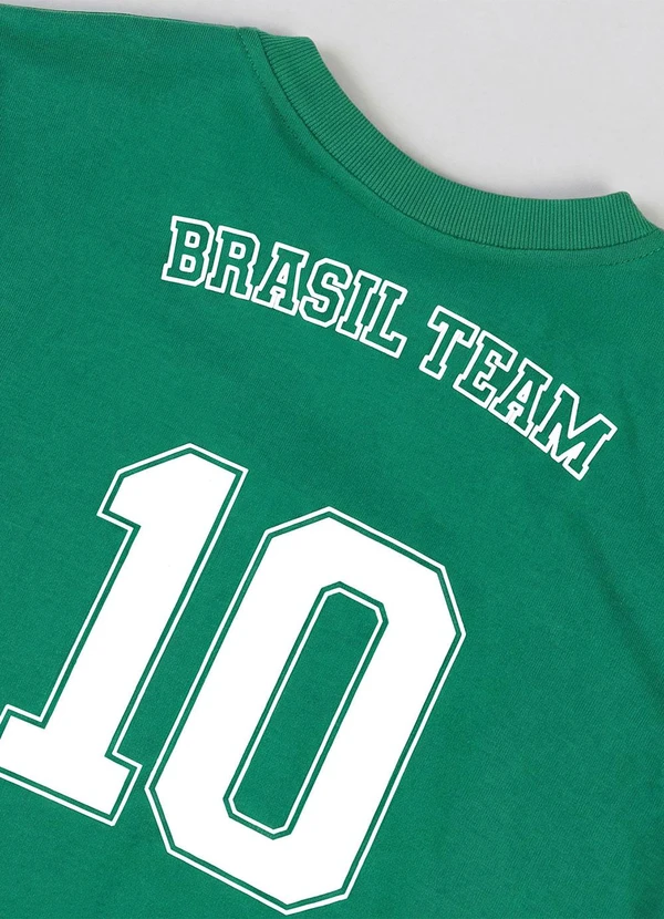 Select - Camiseta Masculina em Cotton Leve Brasil Verde 4