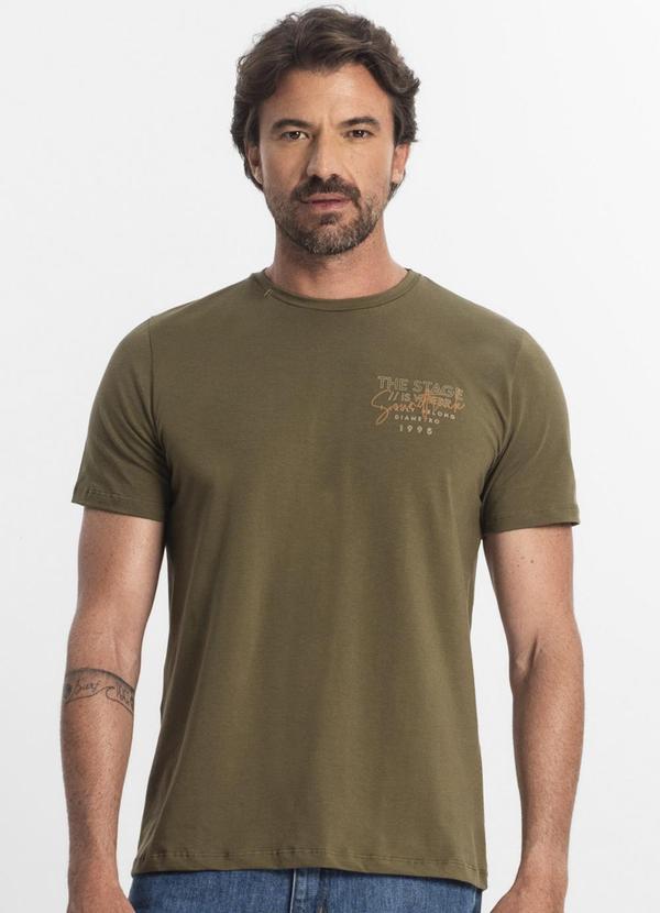 Diametro - Camiseta Masculina em Cotton Verde