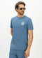 Essendi - Camiseta Masculina em Malha Preto - variação: Azul