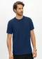 Essendi - Camiseta Masculina em Malha Azul - variação: Azul
