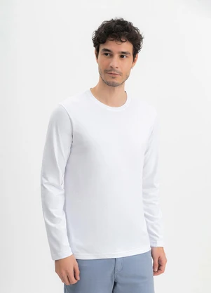 Essendi - Camiseta Masculina em Malha Branco - ESSENDI