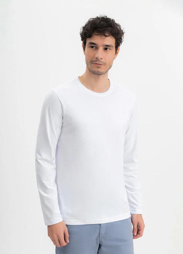 Essendi - Camiseta Masculina em Malha Branco