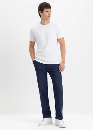 Essendi - Camiseta Masculina em Malha Branco - ESSENDI