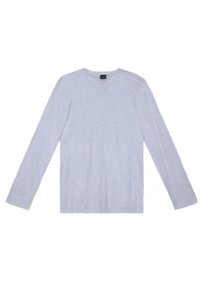 Essendi - Camiseta Masculina em Malha Cinza - ESSENDI