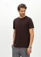 Essendi - Camisa Masculina em Meia Malha Verde - variação: Marrom