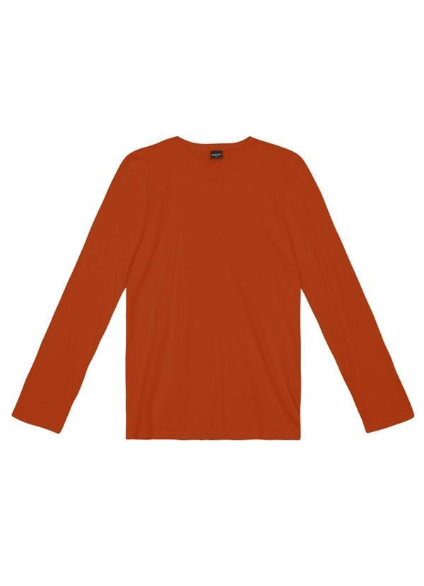 Essendi - Camiseta Masculina em Malha Marrom