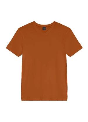 Essendi - Camiseta Masculina em Malha Marrom - ESSENDI