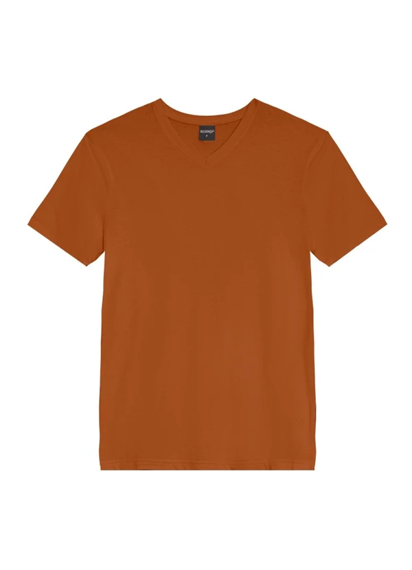 Essendi - Camiseta Masculina em Malha Marrom
