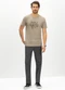 Essendi - Camiseta Masculina em Malha Preto - variação: Marrom
