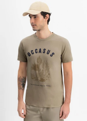 Essendi - Camiseta Masculina em Malha Marrom - ESSENDI