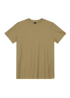 Essendi - Camiseta Masculina em Malha Marrom - ESSENDI