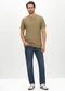 Essendi - Camiseta Masculina em Malha Azul - variação: Marrom
