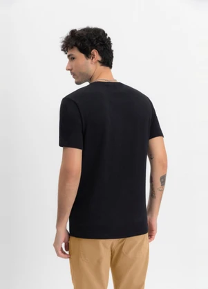 Essendi - Camiseta Masculina em Malha Preto - ESSENDI