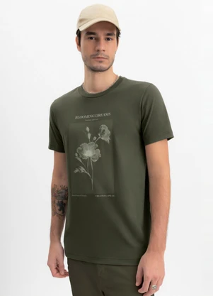 Essendi - Camiseta Masculina em Malha Verde - ESSENDI