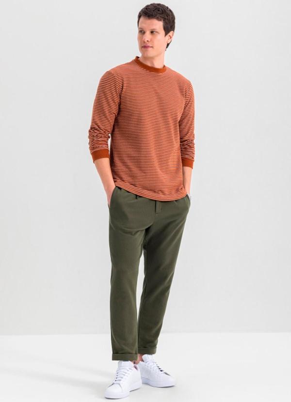 Essendi - Camiseta Masculina em Malhão   Marrom 3