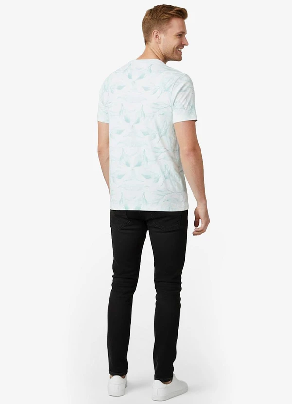 Select - Camiseta Masculina em Meia Malha Azul 4