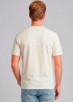 Just Basic - Camiseta Masculina em Meia Malha Branco - JUST BASIC