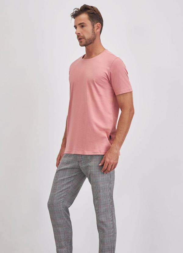 Rovitex - Camiseta Masculina em Meia Malha Kohmar Rosa 2