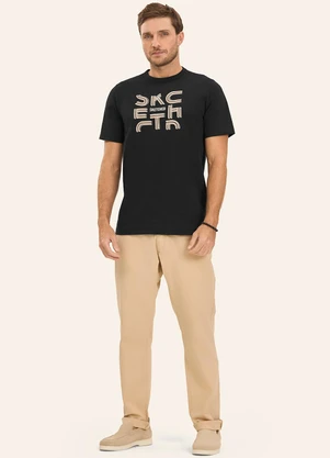 Diametro - Camiseta Masculina em Meia Malha Preto - DIAMETRO