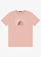 Diametro - Camiseta Masculina em Meia Malha Marrom - variação: Rosa