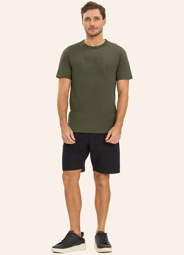 Diametro - Camiseta Masculina em Meia Malha Verde 2