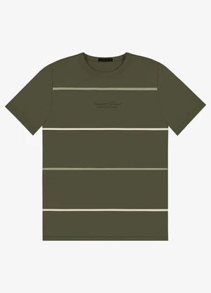 Diametro - Camiseta Masculina em Meia Malha Verde - DIAMETRO
