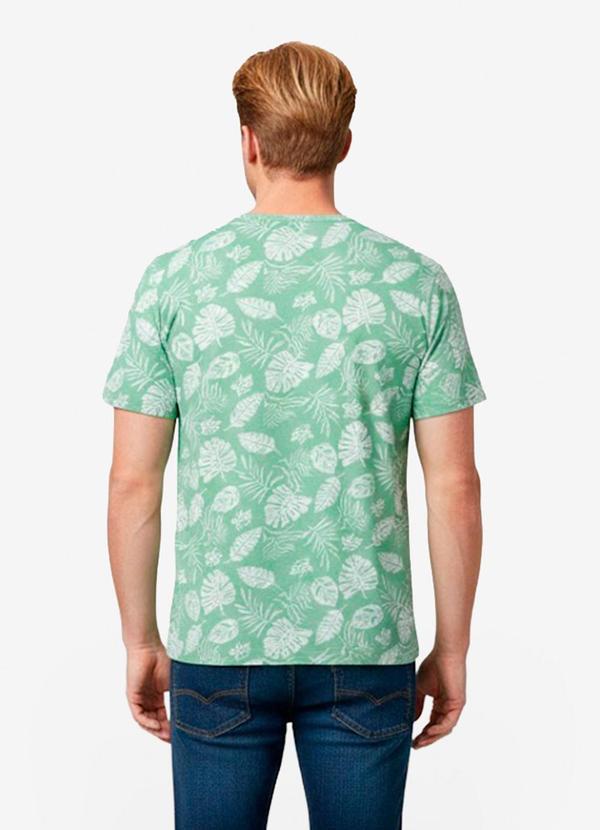 Select - Camiseta Masculina em Meia Malha Verde 2
