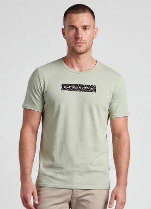 Select - Camiseta Masculina em Meia Malha Verde - SELECT