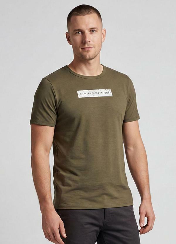 Select - Camiseta Masculina em Meia Malha Verde
