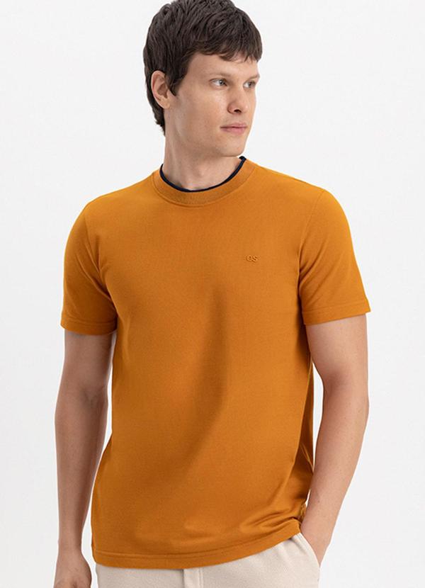 Essendi - Camiseta Masculina em Piquet Marrom
